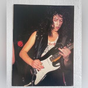 Vintage Metallica Kirk Hammett pinup
